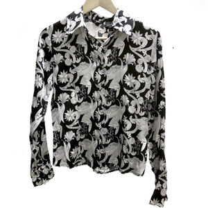 Mossimo Silk Blouse size small